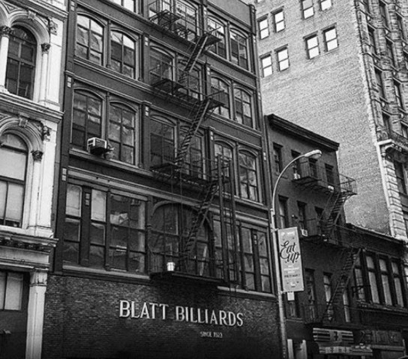 historic Blatt Billiards building