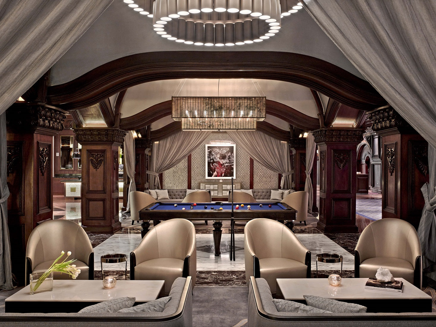 billiards room