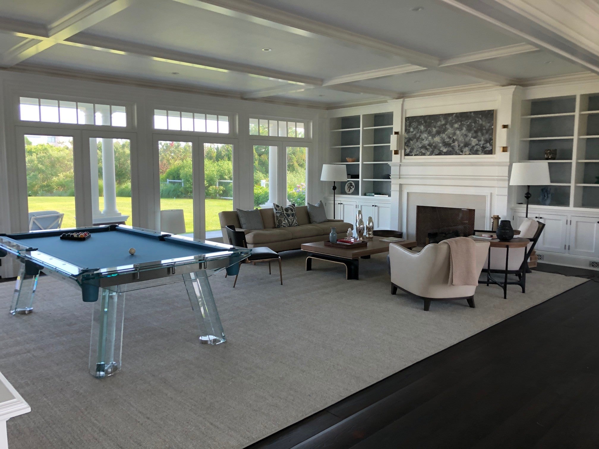 billiards room