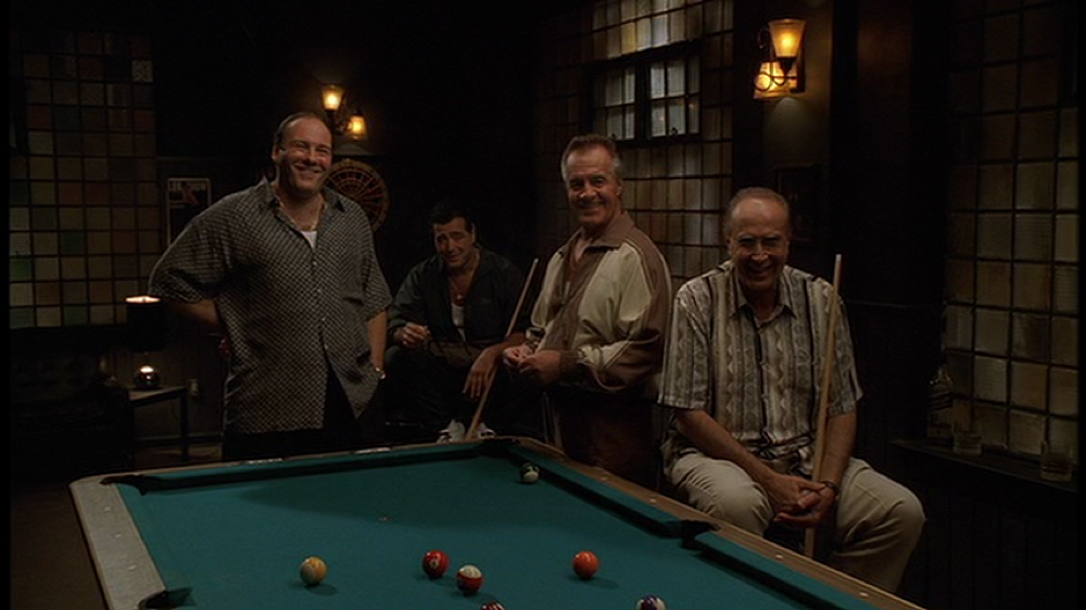 Blatt pool table on Sopranos