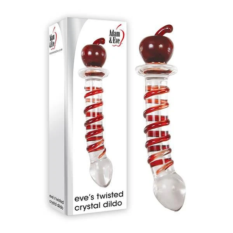 ADAM & EVE EVE'S TWISTED CRYSTAL DILDO