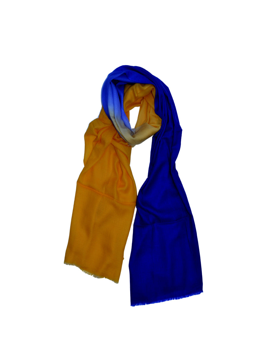 yellow cashmere scarf