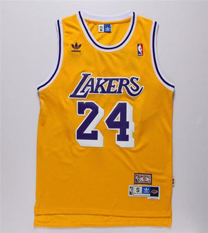 kobe bryant 24 yellow jersey