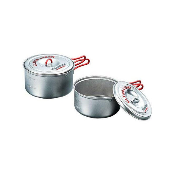 Evernew Titanium Pasta Pot - Small Red