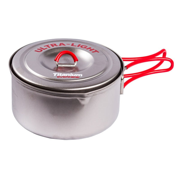 EVERNEW TITANIUM PASTA POT-RED-SMALL FREE SHIPPING