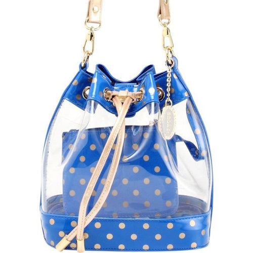 Gold Polka Dots Bucket Bag