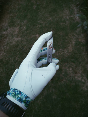 golf gifts for him, tropical looking golf glove
