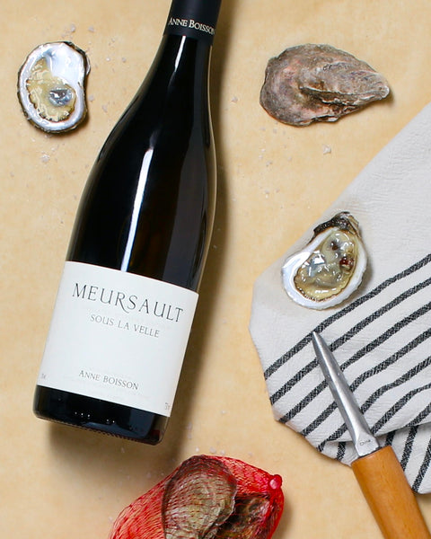 Anne Boisson Meursault 'Sous La Velle' wine paired with Oysters