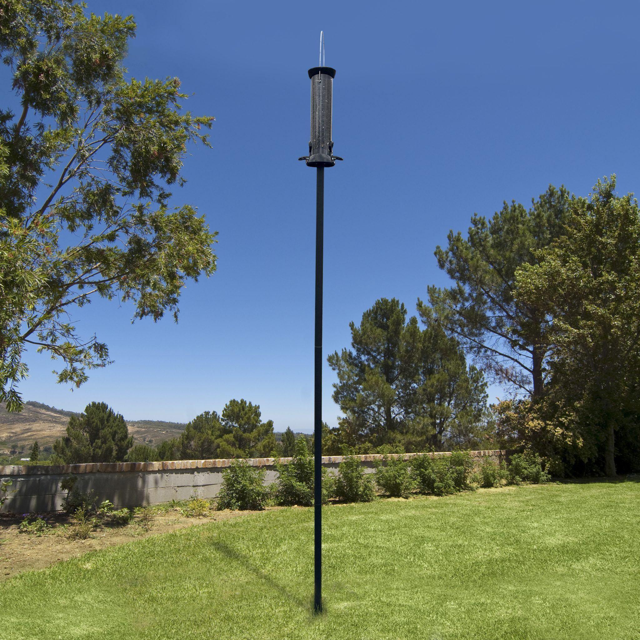 standing bird feeder pole