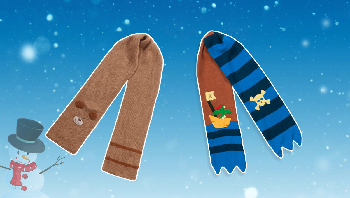 Kidorable knit scarves