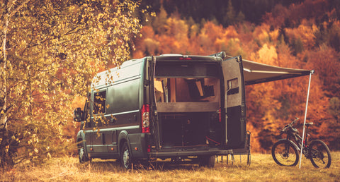 Campervan Dispersed Camping in the Fall