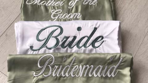 Sage Gree­n Bridesmaid Robes