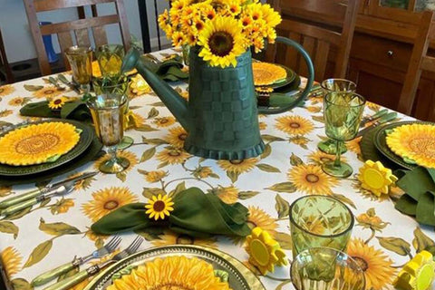 Sunflower Plates and Napkins