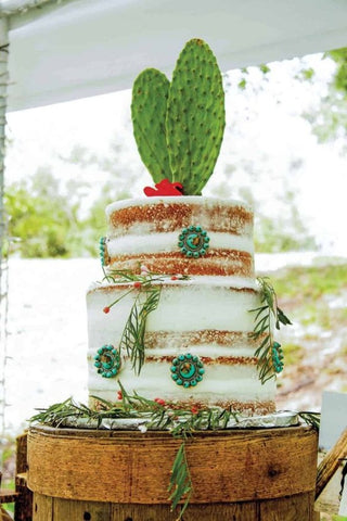 18. Cacti Semi-Naked Cake