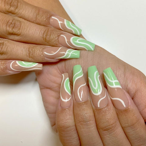 20.Lime Green Nails