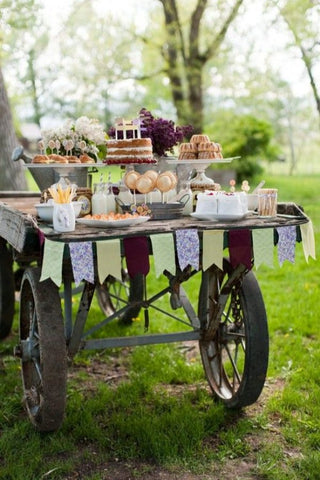 19. Creative Cart Dessert Table Ideas