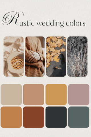 What Are Rustic Wedding Colors