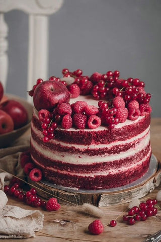 2. Romantic Red Velvet Cake