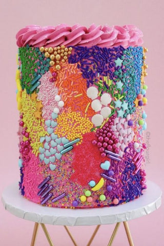 20. Sprinkle-Covered Fun Cake