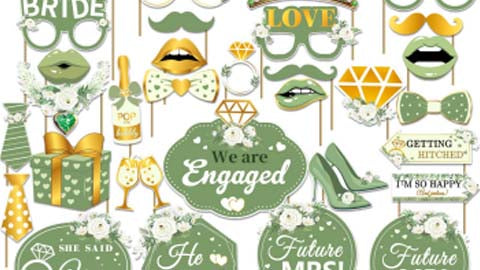 Photo Props in Shades of Sage­ Green