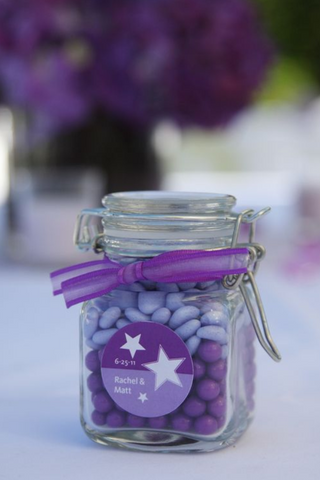 3.Purple Candy Favors