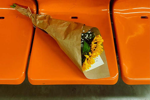Place a Sunflower Bouquet on the Guests’ Chairs