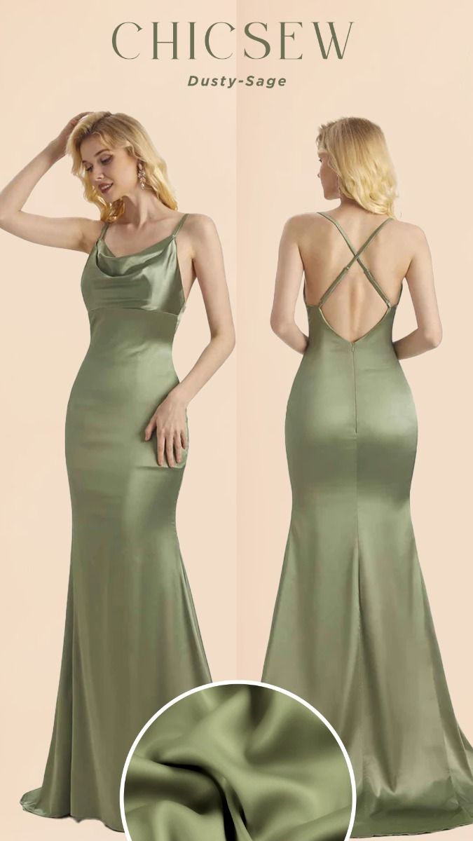 Soft Satin Bridesmaid Dresses