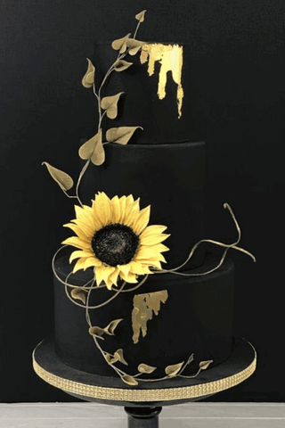 7.Sunflowers on Wedding Cakes