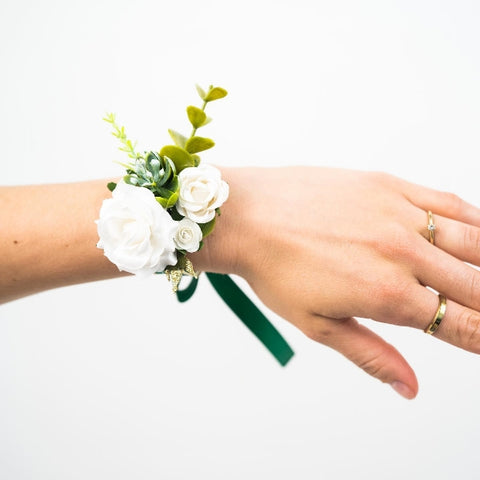 13. Emerald Green Corsage