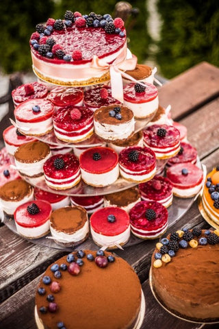 Fruity Cheesecake Wedding Cake Tower