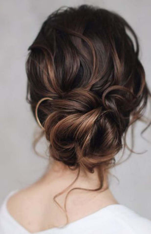 Pinterest | Bridesmaid hair medium length, Simple bridesmaid hair, Wedding  hair half