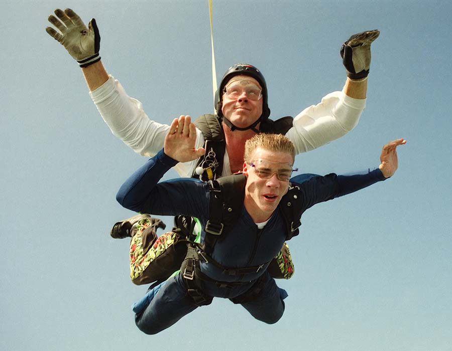 Skydiving or Indoor Skydiving