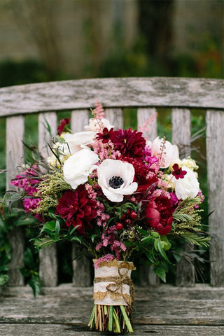 Winter Berry and Anemone