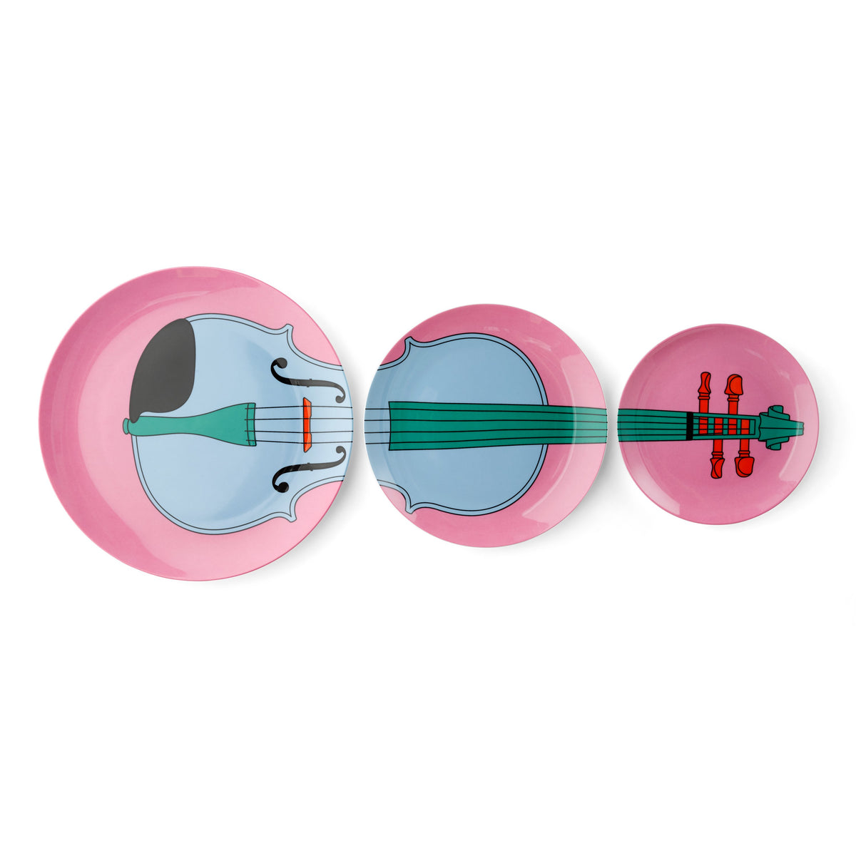 Michael Craig-Martin: Violin Plates (Pink)