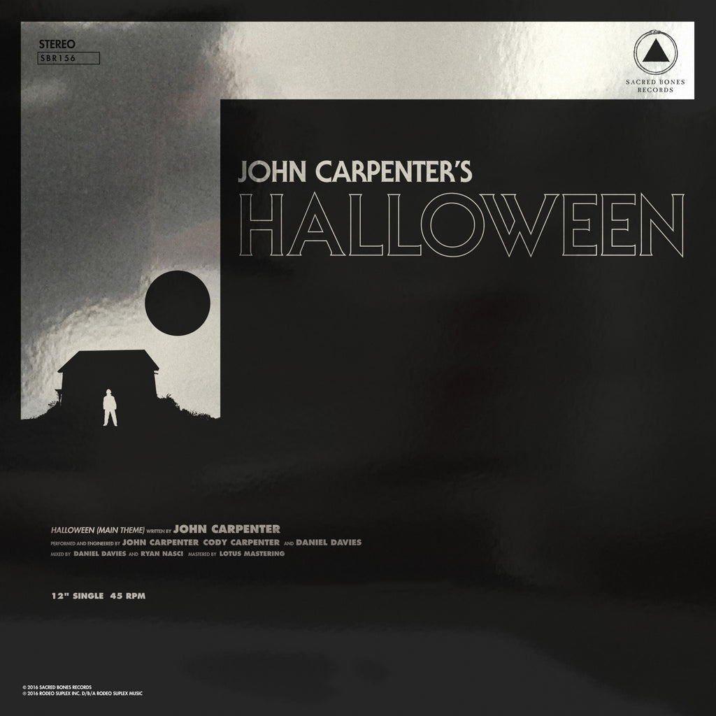 halloween john carpenter 2020 reissue John Carpenter Halloween B W Escape From New York 12 Sacred Bones Records halloween john carpenter 2020 reissue