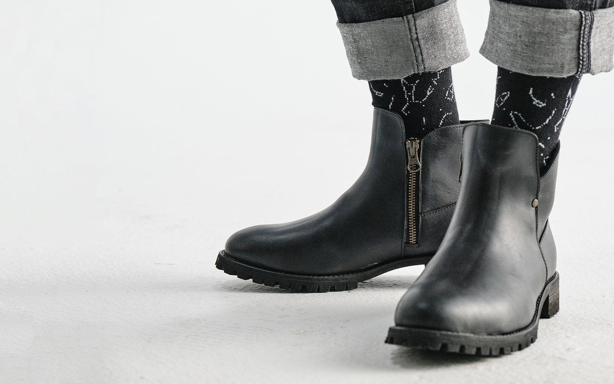 stylish safety toe boots