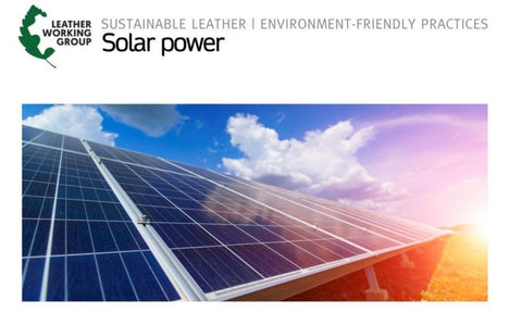 Solar power - Leather Working Group