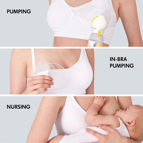 Medela Expression Bustier White Hands-Free Pumping Bustier Nursing