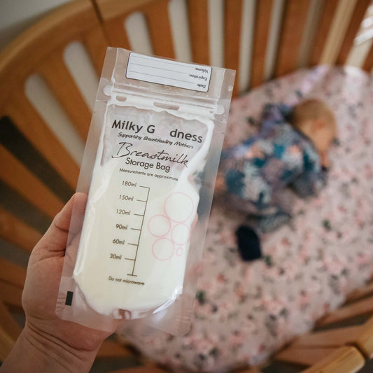 Cherub Baby ThermoSensor Re-Usable Breast Milk Bags 10-Pack