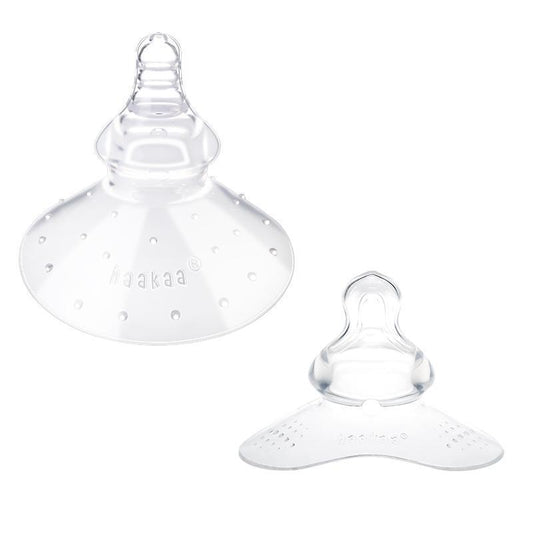 Haakaa Silicone Breastfeeding Nipple Shield with Orthodontic Nipple, 1 PK