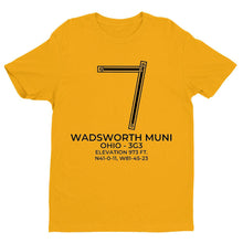 Load image into Gallery viewer, 3g3 wadsworth oh t shirt, Yellow