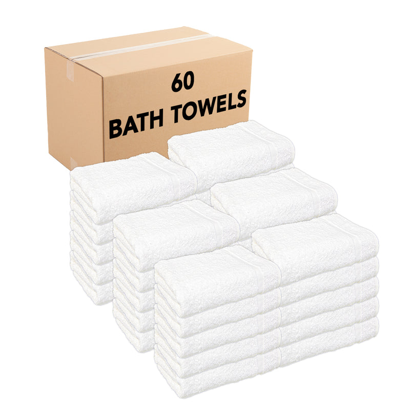 White Huck Towel, 120 Per Case