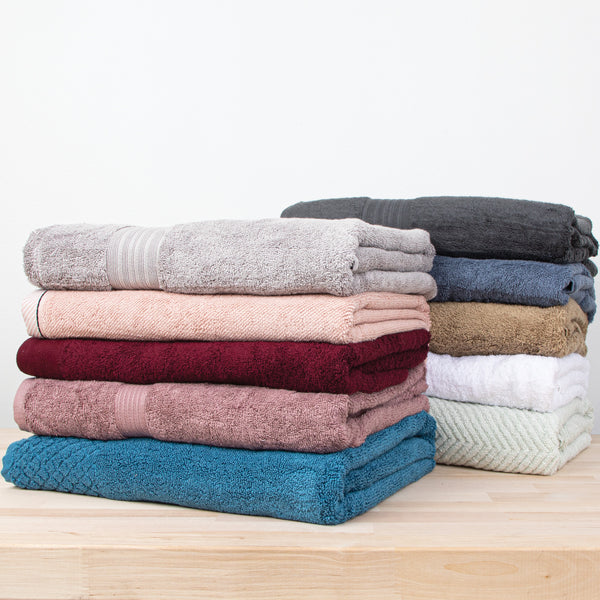 Pleasant Home Bath Towel Set – 4 Pack – 100% Cotton, 500 GSM, 32 x