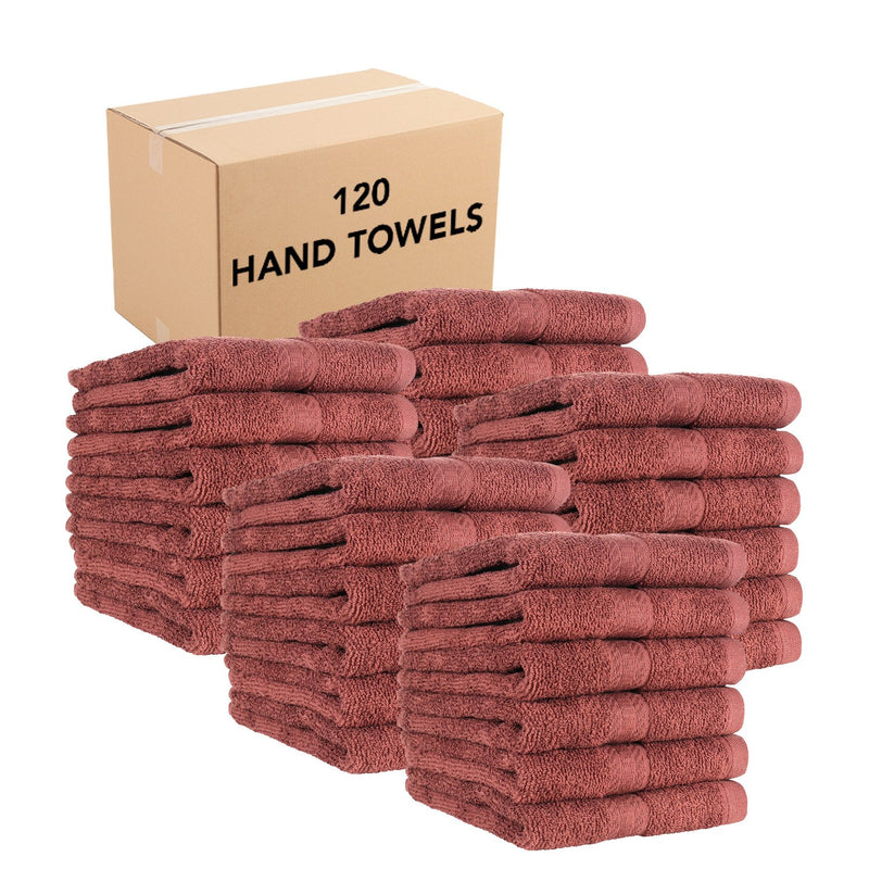 Arkwright Home Sunshine Assorted Hand Towels (Bulk Case of 96), Cotton, Assorted Sizes, Patterns, Solids, and Jacquards, 16x28 in. and