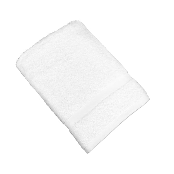 Arkwright Admiral Bathroom Hand Towels (12-Pack), 16x27 in., White, Cotton/Poly Blend, Size: 16 x 27