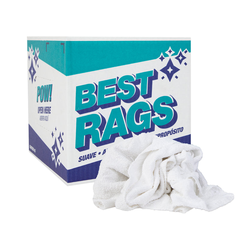 White Terry Cloth Rags