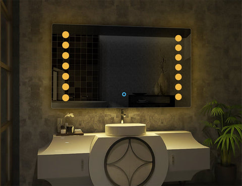 Trio Connect Sun Strip - LED Bathroom Mirror - Warm White Light - Rect –  Flair Glass