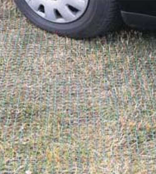 Car Parking on Parking Mat for Grass