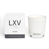 Picture of Notes candle LXV - Whispering woods & mandarin - sojakaars - maat M