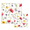 Picture of Ambiente servetten - Klaproos - 2 pakjes 33x33cm en 25x25cm - rood - zomer bloemen